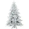 vidaXL, Weihnachtsbaum, Noelia (mit LEDs und lilafarbenen Bällen) (210...