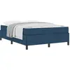 vidaXL Boxspringbett Blau 140 x 200 cm Stoff