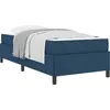 vidaXL Boxspringbett Blau 80 x 200 cm Stoff