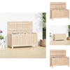 vidaXL Gartentruhe 115x49x60 cm Massivholz Kiefer - Gartenboxen