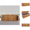vidaXL Gartentruhe 200x80x75 cm Massivholz Akazie - Gartenboxen