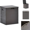 vidaXL Garten-Aufbewahrungsbox 90 L Braun - Gartenboxen