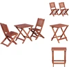 vidaXL 3-tlg. Bistro-Set für Kinder Massivholz Eukalyptus - Gartenmöbe...