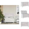 vidaXL Gartentruhe Weiß 99x49,5x58,5 cm Massivholz Tanne - Gartenboxen