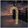ECD Germany Weihnachtsfigur LED-Zuckerstange Weihnachtsbeleuchtung IP4...
