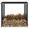 The Living Store Brennholzlager Verzinkter Stahl 172x91x154 cm Anthraz...