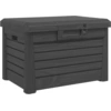 vidaXL Outdoor-Kissenbox Anthrazit 73x50,5x46,5 cm Polypropylen