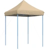vidaXL Partyzelt Faltbar Pop-Up Beige 200x200x306 cm