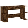 vidaXL Schreibtisch Räuchereiche 140x50x75 cm Holzwerkstoff