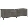 vidaXL Gartentruhe Anthrazit 198,5x50x56,5 cm Massivholz Tanne
