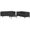 vidaXL, Sofa + Bettsofa, Cajonon (2-Sitzer + 3-Sitzer) (Polstergruppe)