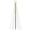 vidaXL Dekolicht 180 cm LED-Weihnachtsbaum mit Erdspießen 220 LEDs War...