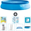 Intex runder aufblasbarer Easy Set-Schwimmpool   457 x 107 cm   Blau  ...