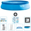 Intex runder aufblasbarer Easy Set-Schwimmpool   457 x 107 cm   Blau  ...