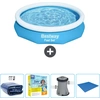 Bestway runder aufblasbarer Fast-Set-Pool   305 x 66 cm   Blau   im Li...