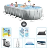 Intex Oval Prism Frame Swimmingpool   610 x 305 x 122 cm   Grau   inkl...