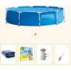 Frame Pool Rund - 366x76 cm - 5-teilig SCB12