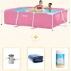 Rechteckiger Frame Pool - 220x150x60 cm - 4-teilig SCB75