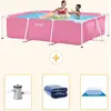 Rechteckiger Frame Pool - 220x150x60 cm - 4-teilig SCB76