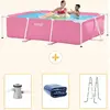 Rechteckiger Frame Pool - 220x150x60 cm - 4-teilig SCB83