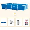 Rechteckiger Frame Pool - 450x220x84 cm - 5-teilig SCB53