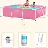 Rechteckiger Frame Pool - 220x150x60 cm - 4-teilig SCB84