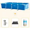 Rechteckiger Frame Pool - 450x220x84 cm - 4-teilig SCB80