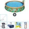 Bestway runder aufblasbarer Fast-Set-Schwimmpool   Paradise Print   45...