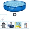 Bestway Round Steel Pro Swimmingpool   366 x 76 cm   Blau   inklusive ...