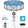 Bestway Round Steel Pro MAX Schwimmbad   427 x 107 cm   Grau   inklusi...