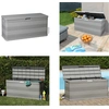 vidaXL Gartenbox Grau 117×45×56 cm - Aufbewahrungsbox - Aufbewahrungsb...