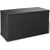 vidaXL Garten Aufbewahrungsbox Anthrazit 120x56x63 cm PP Rattan - Aufb...