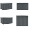 vidaXL Gartenbox Grau 149 x 99 x 93 cm - Aufbewahrungsbox - Aufbewahru...