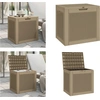 vidaXL Gartenbox Hellbraun 55,5x43x53 cm Polypropylen - Gartentruhe - ...