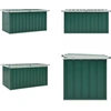 vidaXL Gartenbox Grün 129 x 67 x 65 cm - Aufbewahrungsbox - Aufbewahru...