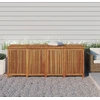 vidaXL Gartenbox 200x80x75 cm Massivholz Akazie - Gartentruhe - Garten...