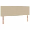 vidaXL Bett Kopfteil Hellgrün-Grau 160 cm Cordstoff (1-tlg)