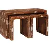 vidaXL, Couchtisch + Beistelltisch, Robin (82 x 40 x 46 cm)