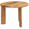 vidaXL, Couchtisch + Beistelltisch, Gadora (Massivholz Mango) (50 x 40...