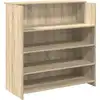 vidaXL Empfangstresen Sonoma-Eiche 100 x 50 x 103,5 cm Holzwerkstoff