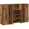 vidaXL Empfangstheke Altholz-Optik 155x50x103,5 cm Holzwerkstoff