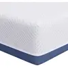 vidaXL Matratze Mittelfest 120 x 200 cm Weiß und Blau