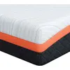 vidaXL Matratze Weiß und Schwarz 90 x 190 cm Jacquard-Stoff