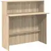 vidaXL Empfangstresen Sonoma-Eiche 100 x 50 x 103,5 cm Holzwerkstoff