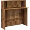 vidaXL Empfangstheke Altholz-Optik 100x50x103,5 cm Holzwerkstoff
