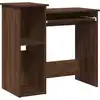 vidaXL Schreibtisch mit Regal Braun Eichen-Optik 84x40x78 cm