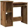 vidaXL Schreibtisch mit Regal Altholz-Optik 84x40x78cm Holzwerkstoff