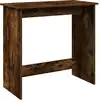 vidaXL Schreibtisch Räuchereiche 80x40x75 cm Holzwerkstoff