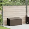 vidaXL Garten-Auflagenbox Braun 110x50x58 cm Poly Rattan