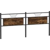 vidaXL Ersatz-Kopfteil Räuchereiche 193 cm Holzwerkstoff und Stahl